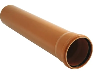 Trubka KG odpadní, průměr 100 mm, délka 0,5 m